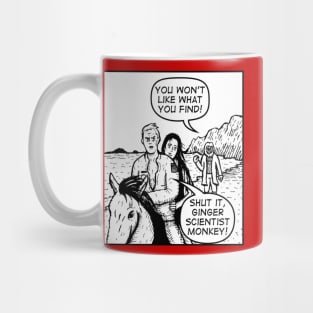 Ginger Scientist Monkey Mug